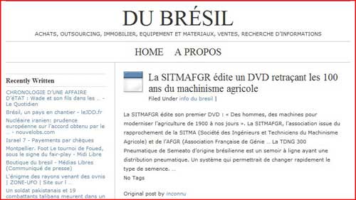 Du Brésil